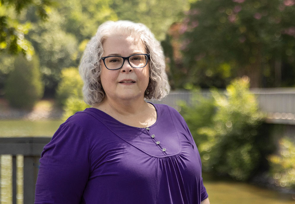 Cathy, YESCARTA® (axicabtagene ciloleucel) patient ambassador.